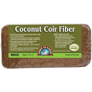 Down to Earth 3cuft Coir Fiber Brick