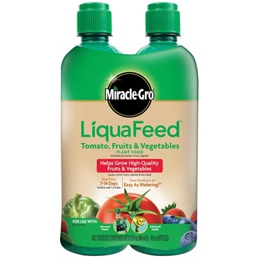 Miracle Gro LiqFeed Tomato, Fruit, Vegetable Refill 2pk