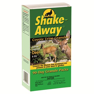 Shake Away 4ct 4oz 90 Day Deer Repellent Powder Packs
