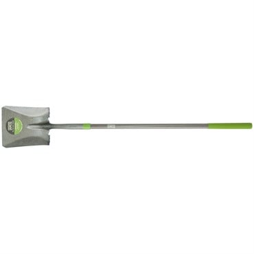 Ames Digging Shovel Long Handle Square Point Fiberglass Handle 15Yr