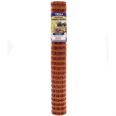 Tenax 4'x100' Guardian Safety Fence Orange 1.75" Mesh