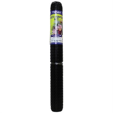 Tenax 4'x50' Multi Purpose Net Black .75"x1" Mesh
