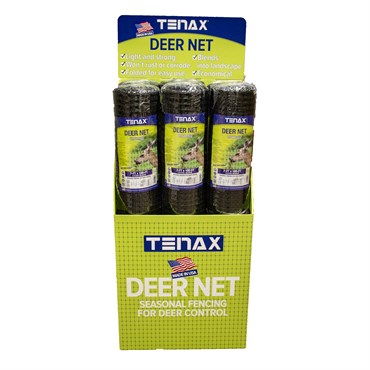 Tenax 6pc 7'x100' Deer Net Fold Black .63"x.75" Mesh