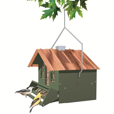 Perky Pet Squirrel Be Gone II Feeder Home with Chimney