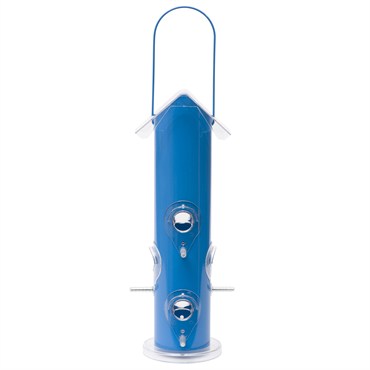 Perky Pet Blue Metal Tube Feeder