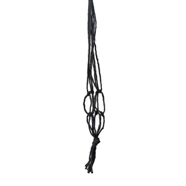 Primitive 18" Mini Jute Black Hanger