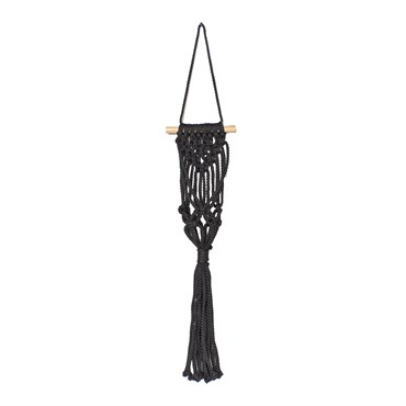Primitive Small Wall Planter Black