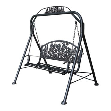 Painted Sky Swing Wildflower Bronze Iron