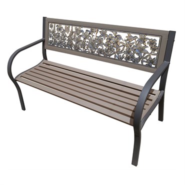 Painted Sky Bench Wildflower 2-Tone Steel