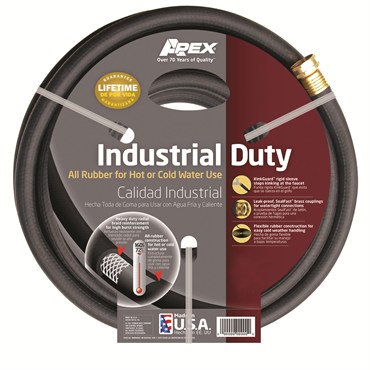 Teknor 5/8"x50' All Rubber Commercial Duty Hose