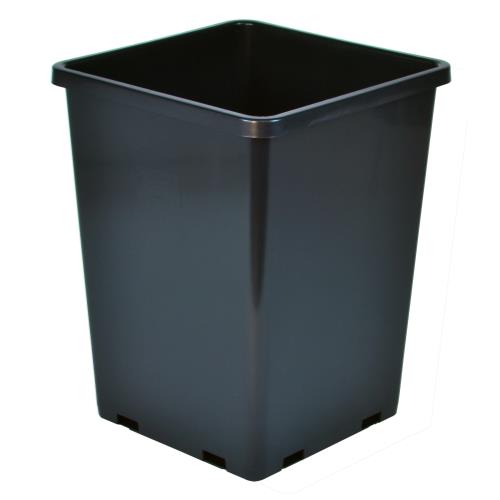 Gro Pro Rose Bucket Black 7.6 in x 7.6 in x 9.7 in (10/Cs)