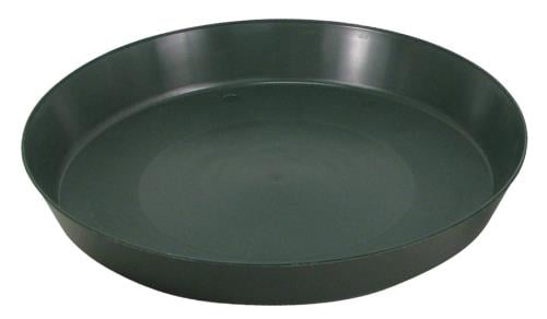 Green Premium Plastic Saucer 14 in (40/Cs)