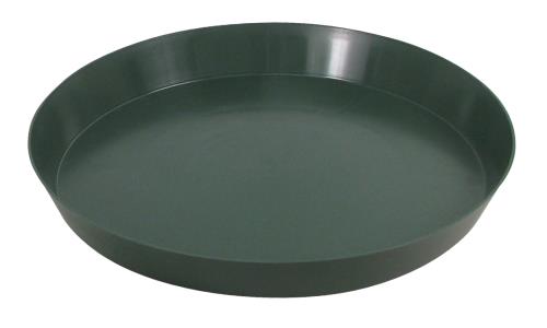 Green Premium Plastic Saucer 16 in (40/Cs)