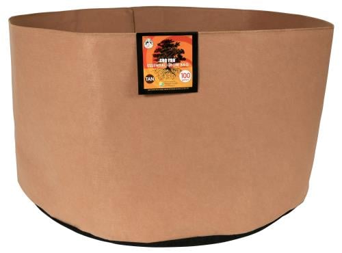 Gro Pro Essential Round Fabric Pot - Tan 100 Gallon (15/Cs)