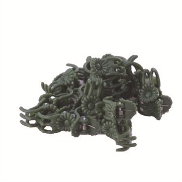 SuperMoss 24pc Medium Green Daisy Orchid Clips