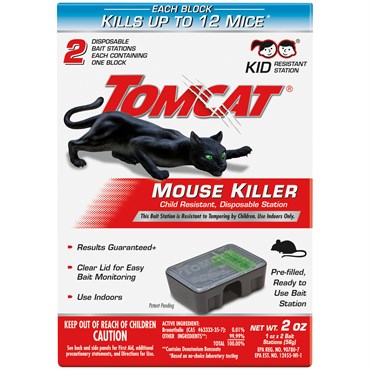 Tomcat Tier3 Disposable Mouse Bait Station 2pk