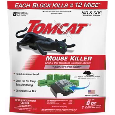 Tomcat Tier1 Mouse Station w/ 8-1oz Bait