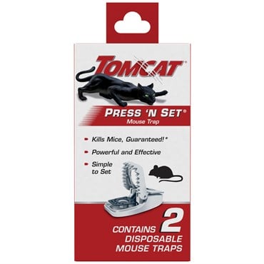 Tomcat 2pk Press 'N Set Mouse Trap