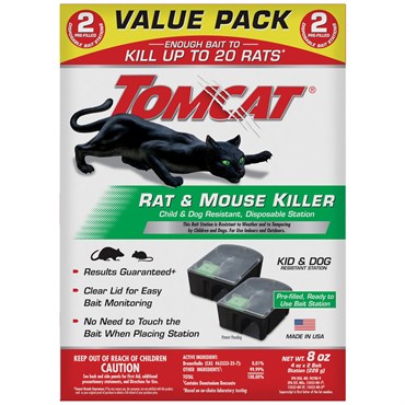 Tomcat Tier1 Disposable Rat & Mouse Bait Station