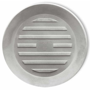 Crescent 13" Round Universal Saucer Weathered Concrete