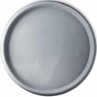 Crescent 19.7" Round Universal Saucer Weathered Concrete