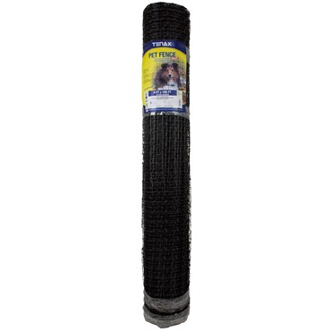 Tenax 4'x100' Pet Fence Select Black 1.77"x1.97" Mesh