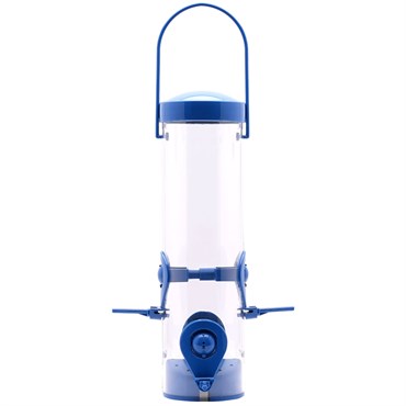 Perky Pet Sierra Wild Bird Tube Feeder Navy 2 in 1