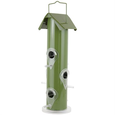 Perky Pet Green Metal Tube Feeder