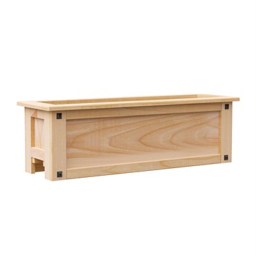 Panacea 30" Mission Over the Rail Western Cedar Planter
