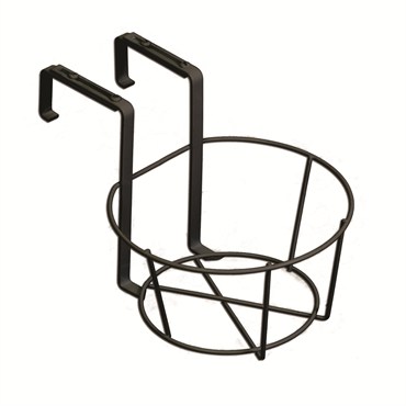 Panacea 8" Ring Over The Deck Adj Flower Pot Holder Black