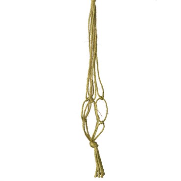 Primitive 18" Mini Jute Green Hanger