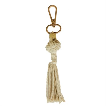 Primitive Natural Knotted Key Chain
