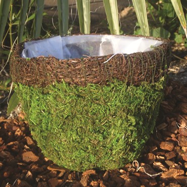 SuperMoss 3pc Round Deco Basket
