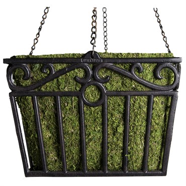 SuperMoss 12" Blackhammer Hanging Basket London Square