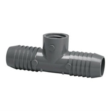 LAS 3/4IN PVC COMB INSERT TEE IIF 50/BX 1402-007 3/4" INSERT X 3/4" FPT TEE 1402-007