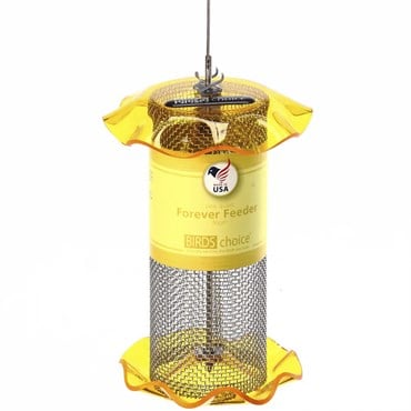 Birds Choice Small Nyjer Seed Finch Forever Feeder Yellow 1