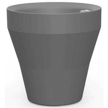 Crescent 18" Rim TruDrop Planter Slate