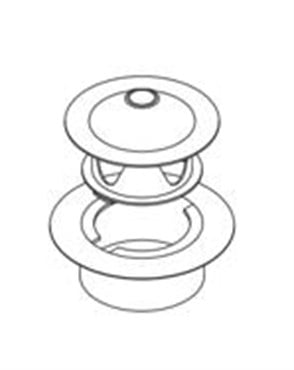 DECLOET 3" POLY ADAPTER c/w DIFFUSER