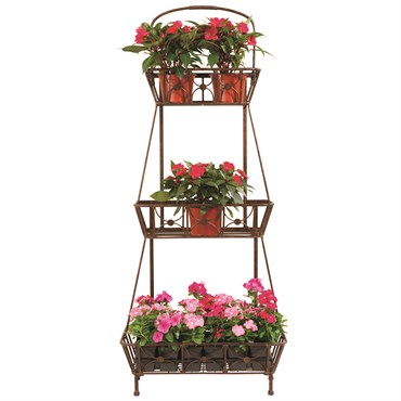 Deer Park 3 Basket Floor Planter