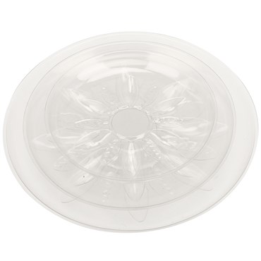 Gardener Select 16" Heavy Duty Clear Plastic Saucer