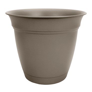 HC 12" Eclipse Round Planter Cappuccino