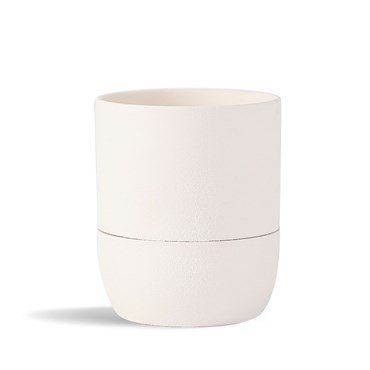 PHG 6.5"x6.5" Urban Dweller Self-Watering Pot Bright White