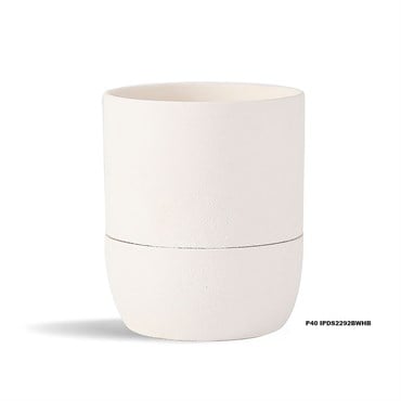 PHG 5"x5.5" Urban Dweller Self-Watering Pot Bright White