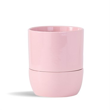 PHG 6.5"X6.5" Urban Dweller Self-Watering Pot Pastel Baby Pink