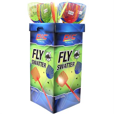 Pic 144pc Wire Fly Swatter Display