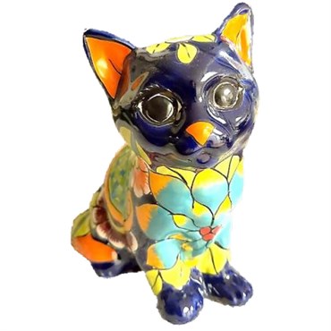 Talavera 6.5" Kitten Statue