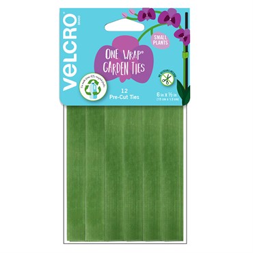 Velcro Brand One-Wrap Garden Ties 6in X 1/2in Precut 12-count 6/36