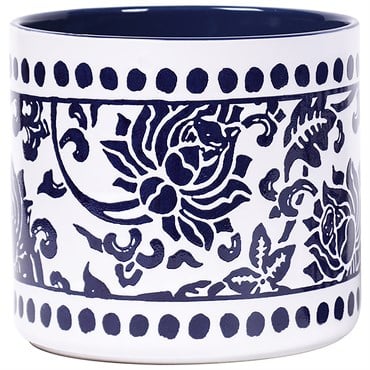 Blue Sky 6.5" China Charm Flower Pot