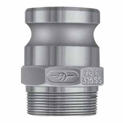Cam and Groove Coupling, 3"Adapter x MNPT Aluminum Type F