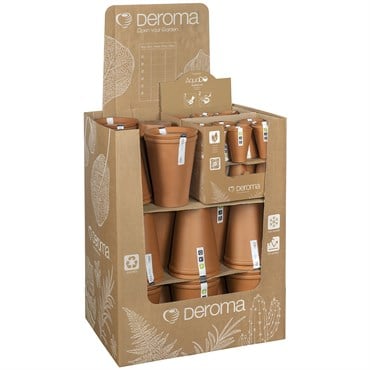 Deroma 52pc Aquado Mix Pot Terra Cotta Clay